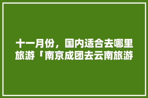 十一月份，国内适合去哪里旅游「南京成团去云南旅游攻略路线」 十一月份，国内适合去哪里旅游「南京成团去云南旅游攻略路线」 健康母婴