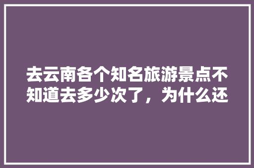 去云南各个知名旅游景点不知道去多少次了，为什么还是想去「十月底云南旅游攻略大全图片」 去云南各个知名旅游景点不知道去多少次了，为什么还是想去「十月底云南旅游攻略大全图片」 教育法律