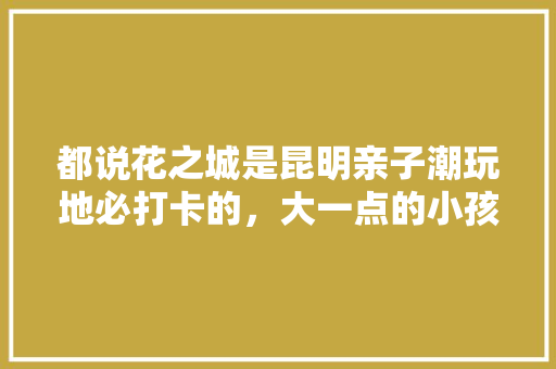 都说花之城是昆明亲子潮玩地必打卡的，大一点的小孩可以带去玩吗「云南旅游攻略打卡地点」 都说花之城是昆明亲子潮玩地必打卡的，大一点的小孩可以带去玩吗「云南旅游攻略打卡地点」 时尚穿搭