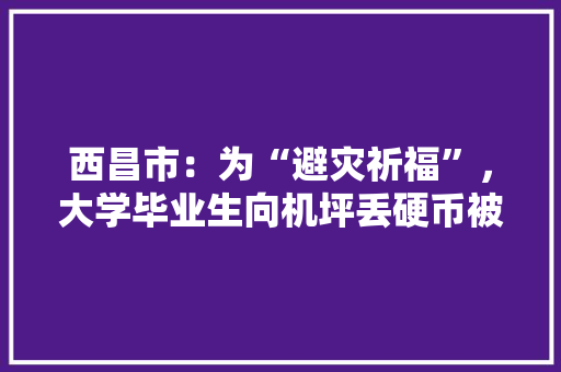 西昌市：为“避灾祈福”，大学毕业生向机坪丢硬币被罚款，律师：若造成严重后果，或承担相应刑责, 你怎么看「云南旅游攻略祈福路线」 西昌市：为“避灾祈福”，大学毕业生向机坪丢硬币被罚款，律师：若造成严重后果，或承担相应刑责, 你怎么看「云南旅游攻略祈福路线」 手机电脑