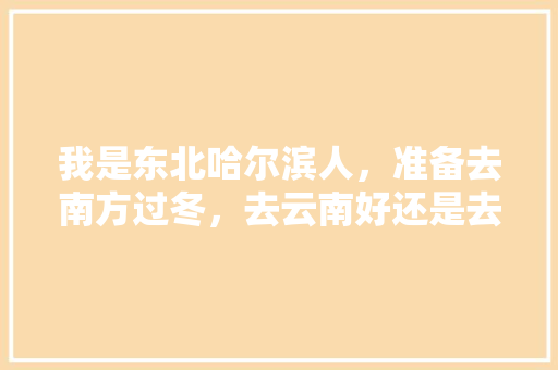 我是东北哈尔滨人，准备去南方过冬，去云南好还是去海南好,海南北部旅游景点 我是东北哈尔滨人，准备去南方过冬，去云南好还是去海南好,海南北部旅游景点 手机电脑