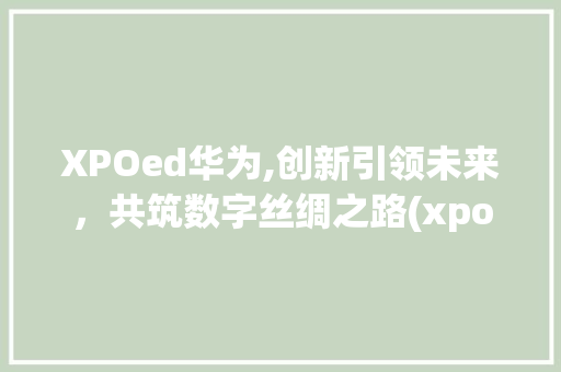 XPOed华为,创新引领未来，共筑数字丝绸之路(xpoed华为) 手机电脑