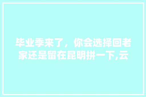 毕业季来了，你会选择回老家还是留在昆明拼一下,云南旅游攻略ppt图片素材高清版 毕业季来了，你会选择回老家还是留在昆明拼一下,云南旅游攻略ppt图片素材高清版 教育法律