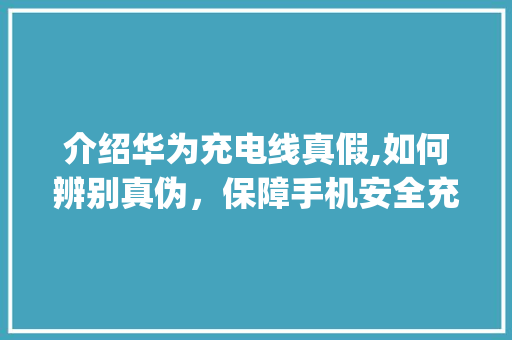 介绍华为充电线真假,如何辨别真伪，保障手机安全充电(华为充电线真假) 手机电脑