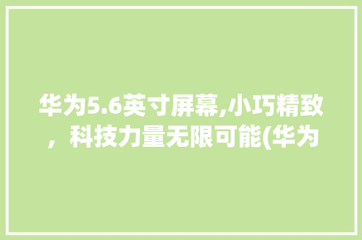 华为5.6英寸屏幕,小巧精致，科技力量无限可能(华为5.6英寸) 手机电脑