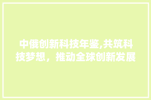 中俄创新科技年鉴,共筑科技梦想，推动全球创新发展(中俄创新科技年鉴) 时尚穿搭