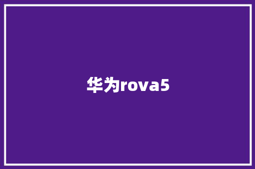 华为rova5 手机电脑