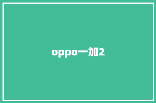 oppo一加2 手机电脑