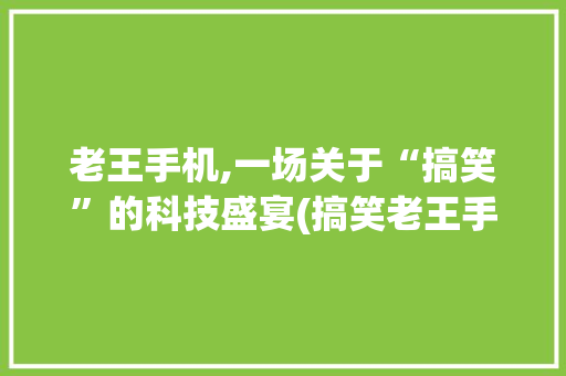 老王手机,一场关于“搞笑”的科技盛宴(搞笑老王手机) 汽车常识