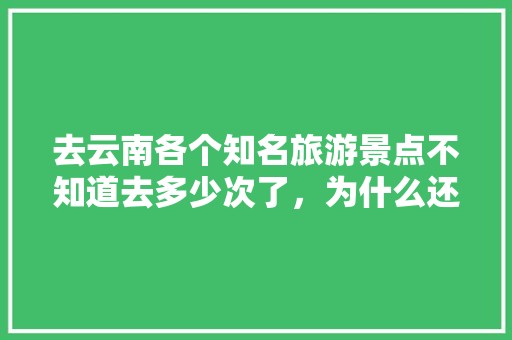 去云南各个知名旅游景点不知道去多少次了，为什么还是想去「云南旅游6天5夜游攻略图」 去云南各个知名旅游景点不知道去多少次了，为什么还是想去「云南旅游6天5夜游攻略图」 旅游攻略